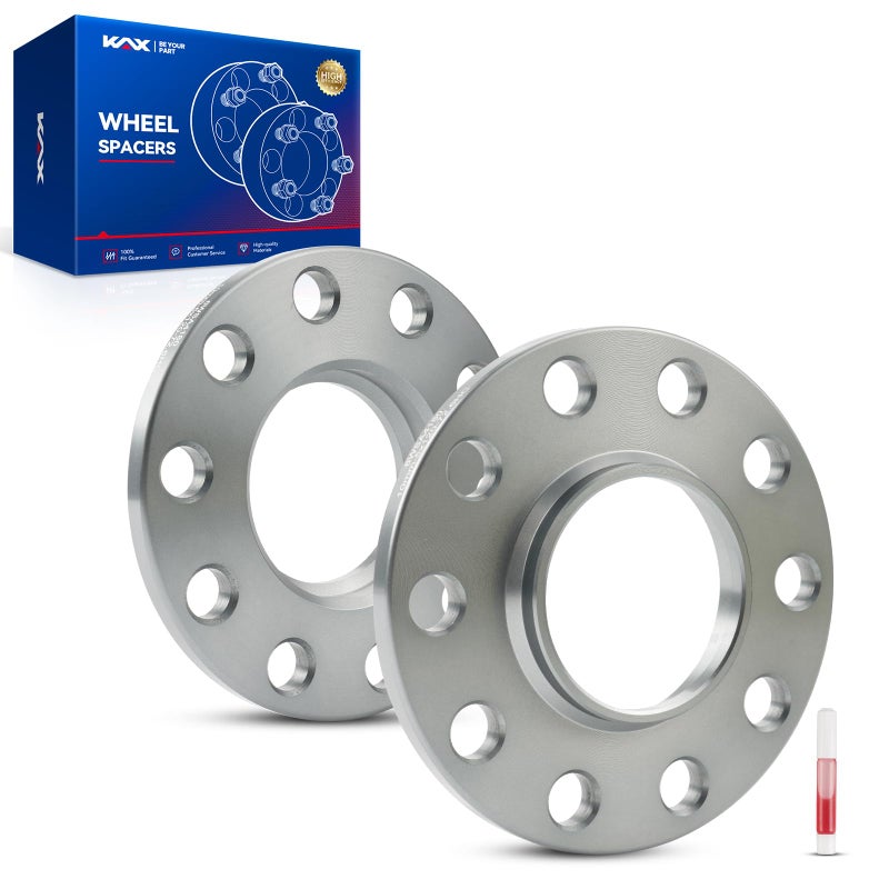 KAX 5x120 Wheel Spacers 10mm Hub Centric Wheel Spacers fit for 328i  X3  325i  335i  330i  528i  320i  535i  X1  325Ci  323i  330Ci  X5  with 72.6mm Hub Bore 2Pcs - Image 1
